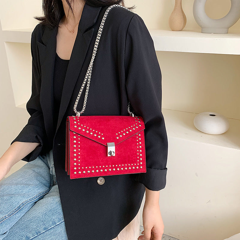 Small Leather Crossbody Messenger Bag – Soft PU, Chic & Versatile
