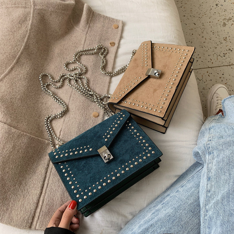 Small Leather Crossbody Messenger Bag – Soft PU, Chic & Versatile