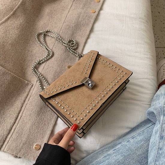 Small Leather Crossbody Messenger Bag – Soft PU, Chic & Versatile