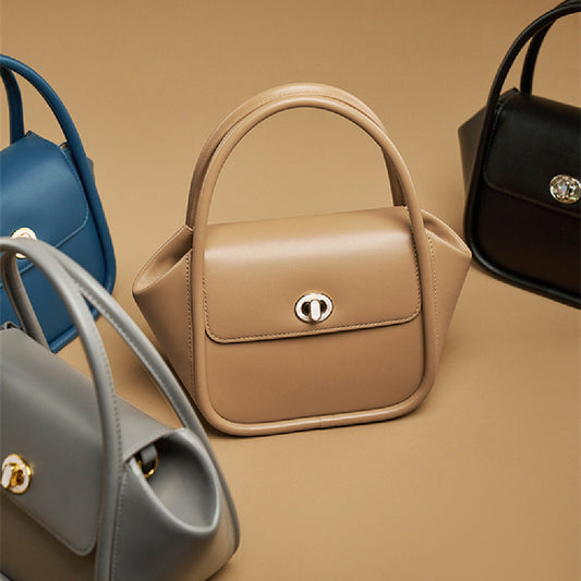 Leather Tote Crossbody Wing Bag – Top Layer Cowhide, Modern Everyday Style
