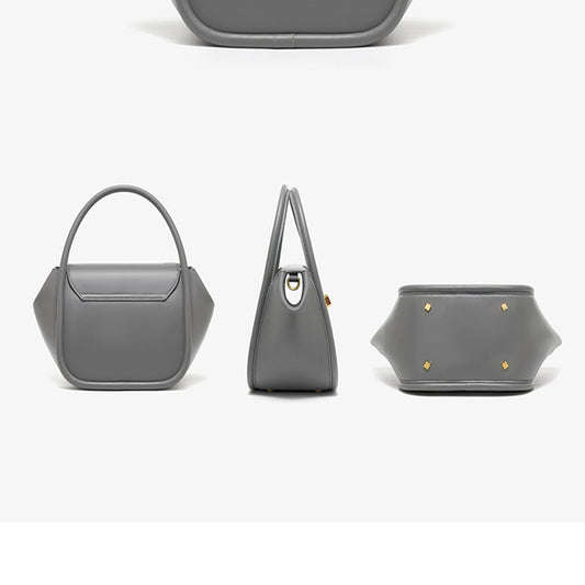 Leather Tote Crossbody Wing Bag – Top Layer Cowhide, Modern Everyday Style