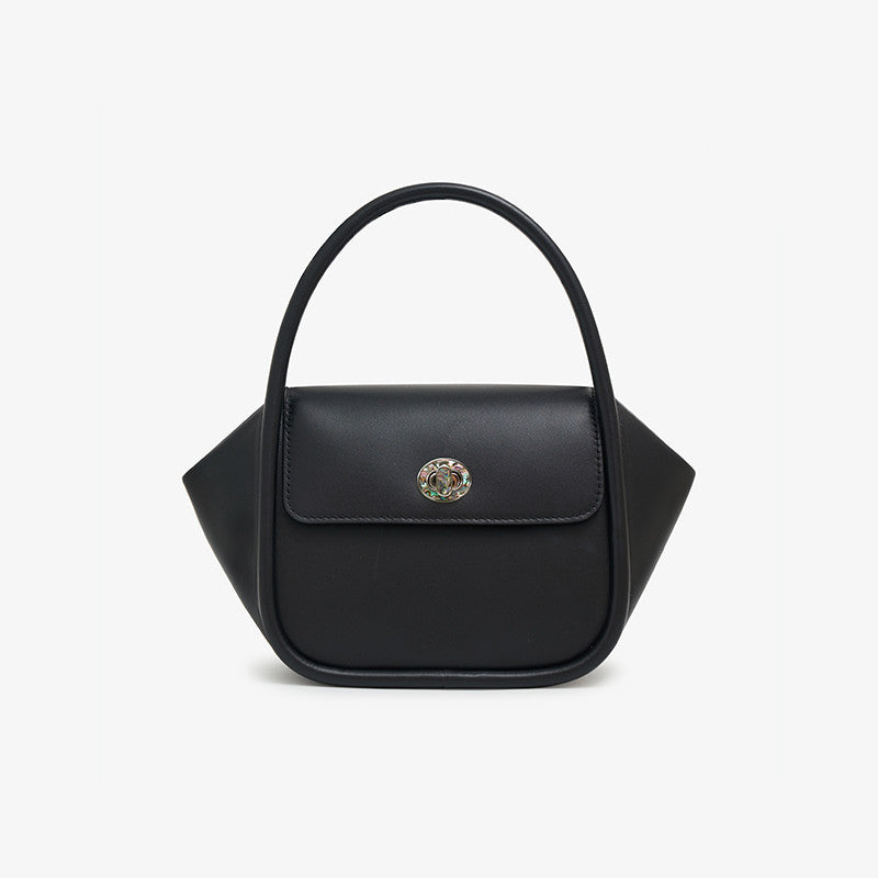Leather Tote Crossbody Wing Bag – Top Layer Cowhide, Modern Everyday Style